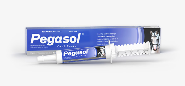 Pegasol dewormer for horses. Strongyles, pinworms and ascarids. Switch dewormer: switching dewormers reduces the possibility of resistance buildup.