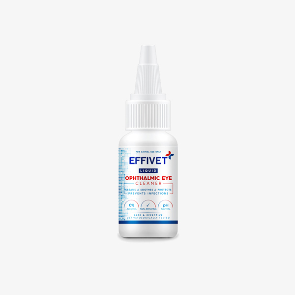 Ophthalmic eye cleaner for dogs, cats and horses. Effivet Ophthalmic Eye Cleaner.