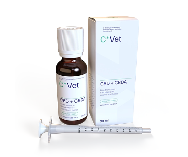 C*Vet broad spectrum Cannibidiol for canines and felines.